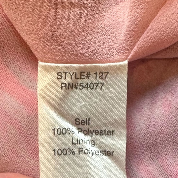 CABI style #127 Jubilee Top pink paisley lined sleeveless top size Medium - Picture 6 of 7